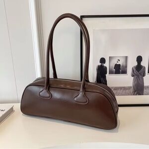 Luxury Brown Messenger Handbag